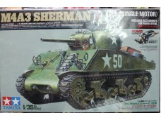 田宮 TAMIYA US Medium Tank M4A3 Sherman - w/Single Motor 1/35 NO.30056